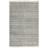 Vidaxl Kelim rug with pattern 120x180 cm cotton black and white
