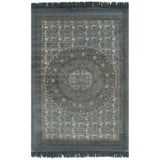 Vidaxl Kelim rug with pattern 120x180 cm cotton gray