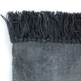 Vidaxl Kelim rug with pattern 120x180 cm cotton gray