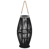 Vidaxl Lantern holder Hanging 60 cm Bamboo Black