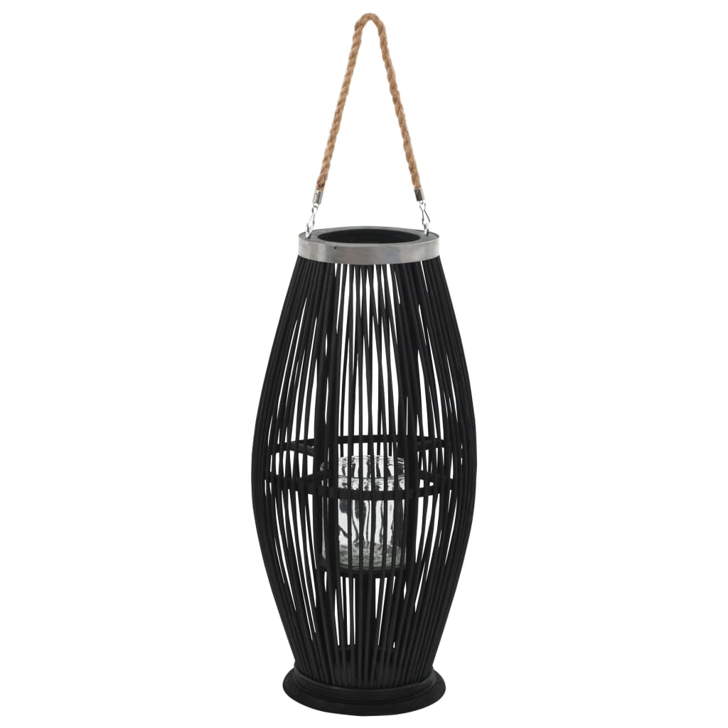 Vidaxl Lantern Holder hængende 60 cm bambus sort