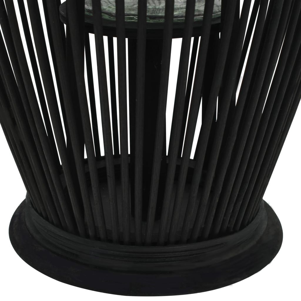 Vidaxl Lantern holder Hanging 60 cm Bamboo Black