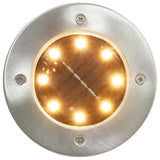 Vidaxl marklampor 8 st Solar LED WARM VIT