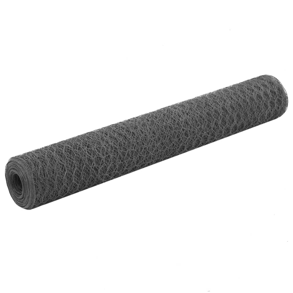 Vidaxl Poulet Drot 25x1 m Stol mat PVC Beschichtung