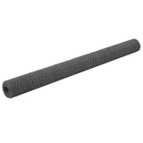 Vidaxl Poulet Wire 25x1.5 m Stol mat PVC Cover Grey
