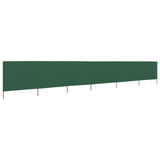 Parabrisas Vidaxl 6 paneles 800x80 cm de tela verde