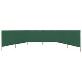 Parabrisas Vidaxl 6 paneles 800x80 cm de tela verde
