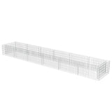 Vidaxl Gabion Planzer huet 540x90x50 cm galvaniséiert Stol