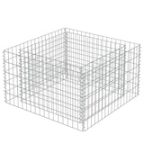 Vidaxl Gabion Planter höjde 90x90x50 cm galvaniserat stål