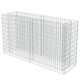 Vidaxl Gabion Fiorter raccolta in acciaio zincato 180x50x100 cm