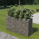 Vidaxl Gabion Fiorter raccolta in acciaio zincato 180x50x100 cm