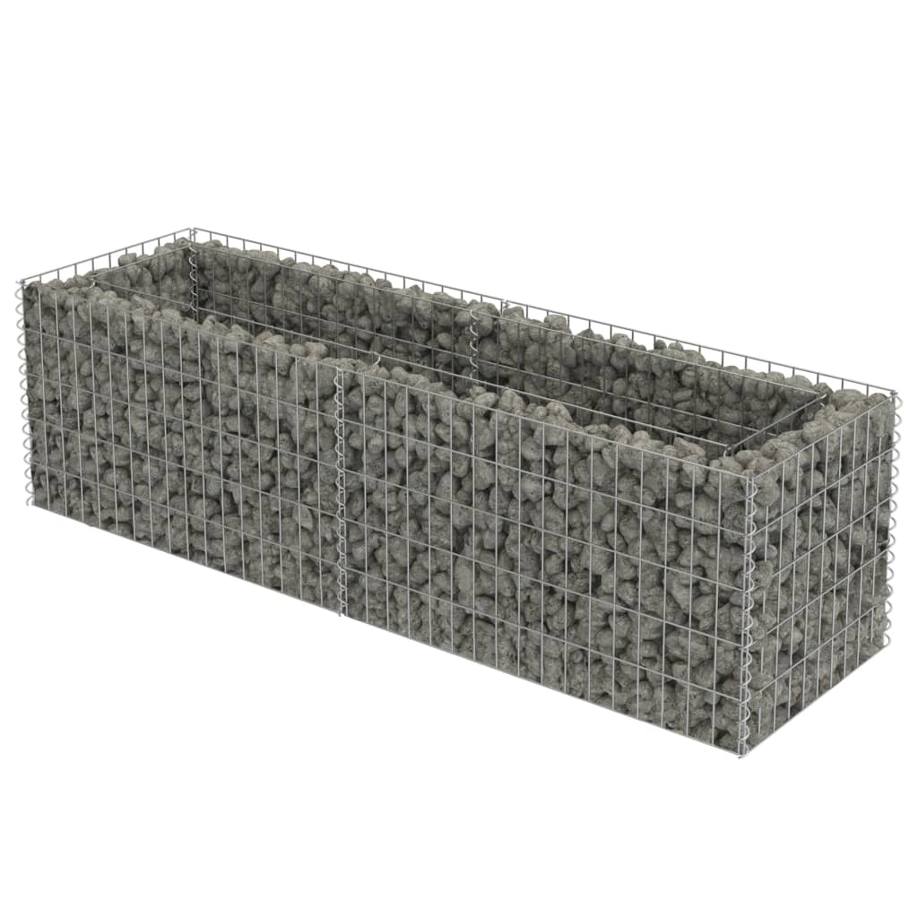 Plaopanice Vidaxl Gabion zvedla 180x50x50 cm galvanizovaná ocel