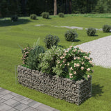 Plaopanice Vidaxl Gabion zvedla 180x50x50 cm galvanizovaná ocel