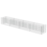 Vidaxl Gabion fioriera da 360x50x50 cm acciaio zincato