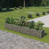 Vidaxl Gabion fioriera da 360x50x50 cm acciaio zincato