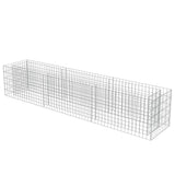 Vidaxl Gabion Planz huet 270x50x50 cm galvaniséiert Stol