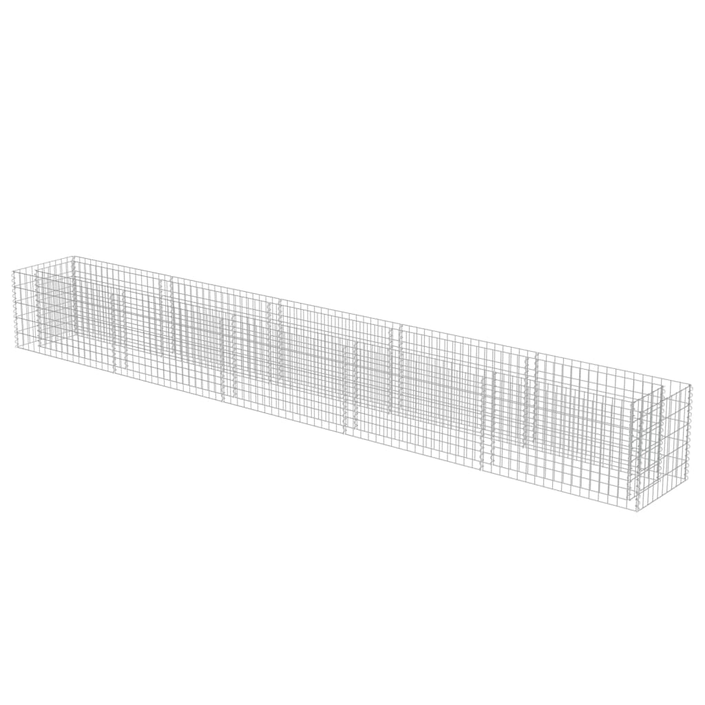 Vidaxl Gabion Fiorter ha raccolto acciaio zincato da 450x50x50 cm