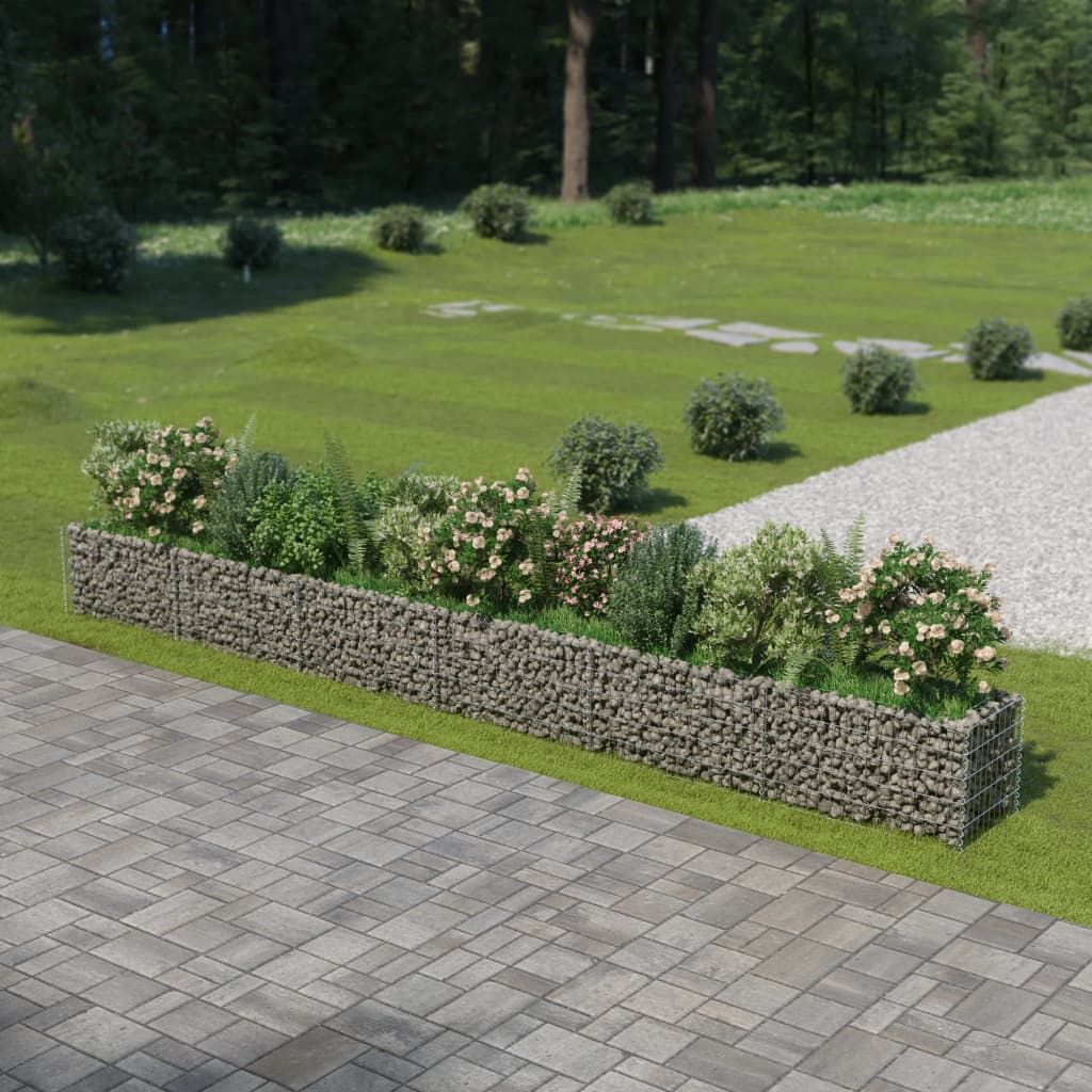 Vidaxl Gabion Fiorter ha raccolto acciaio zincato 540x50x50 cm