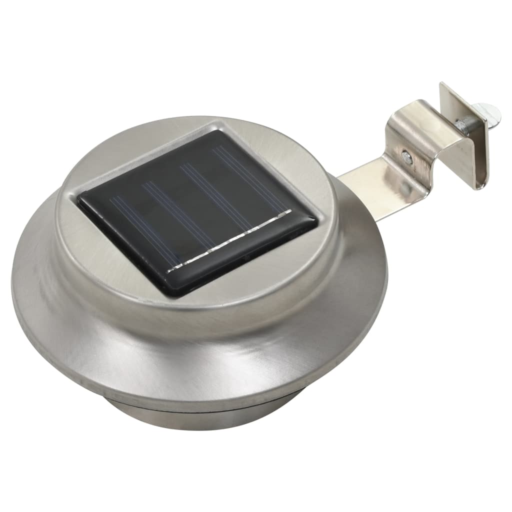 Vidaxl LED solcellelamper rundt 12 cm hvite 6 sts