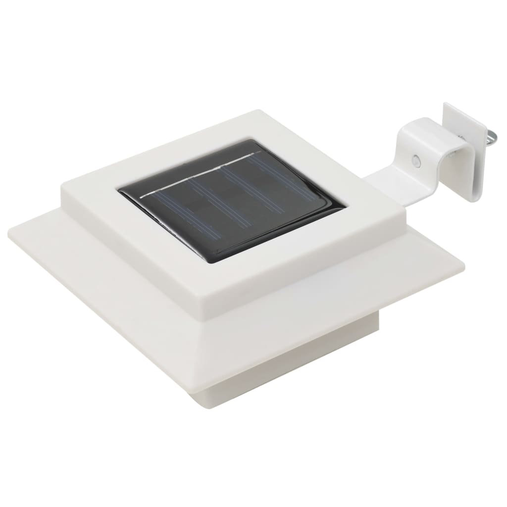 Vidaxl LED solar lamps square 12 cm white 6 pcs