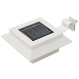 Vidaxl LED solar lamps square 12 cm white 6 pcs