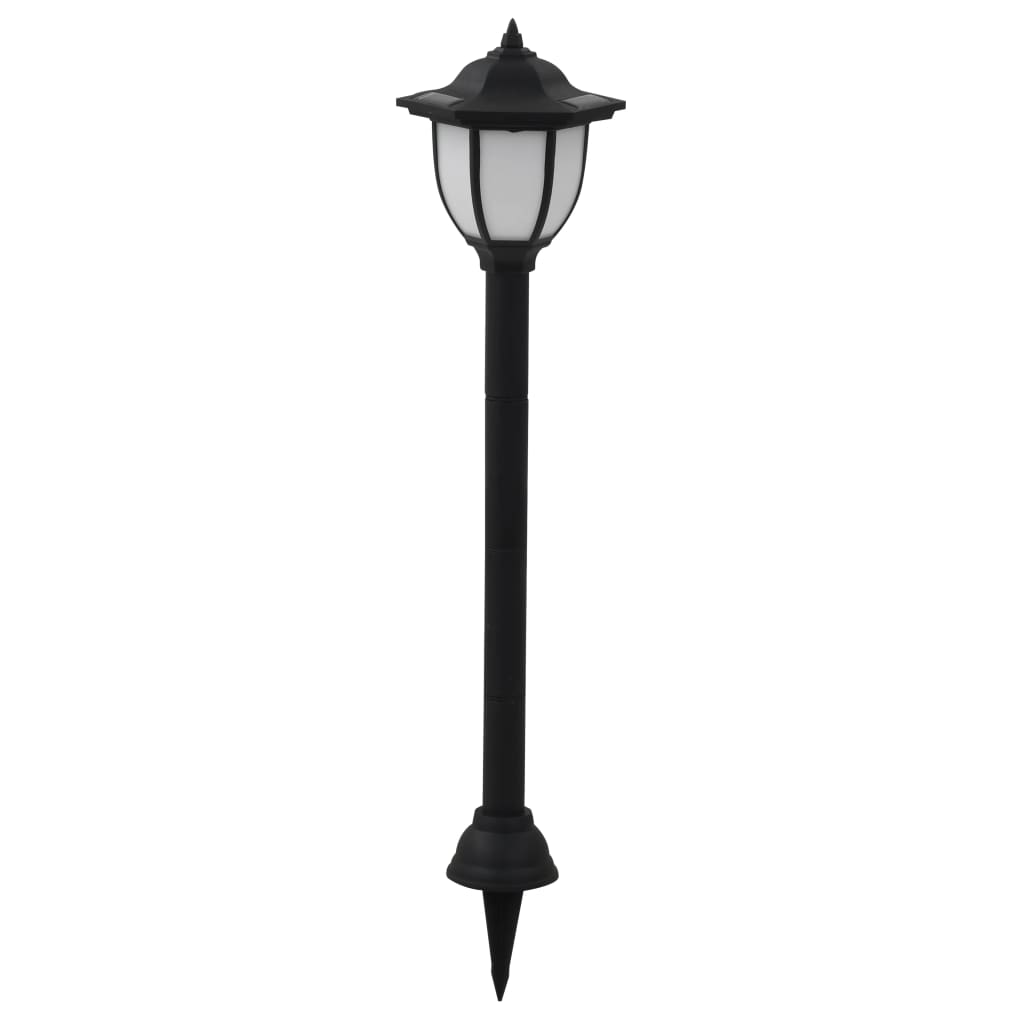 VidaXL LED solar lamps Black 3 pcs