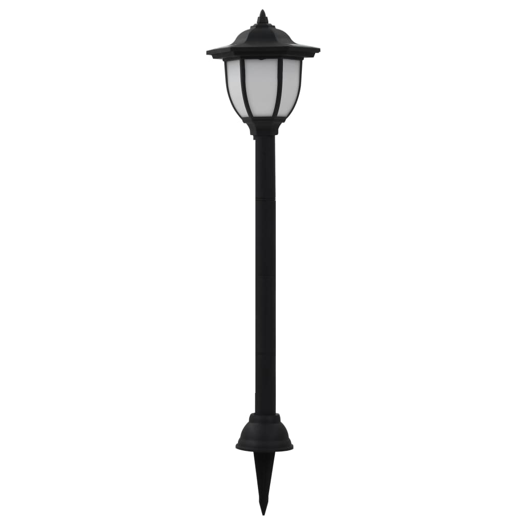 VidaXL LED solar lamps Black 3 pcs