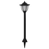 VidaXL LED solar lamps Black 3 pcs