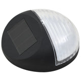 Vidaxl LED wall lamps Solar Round Black 12 sts