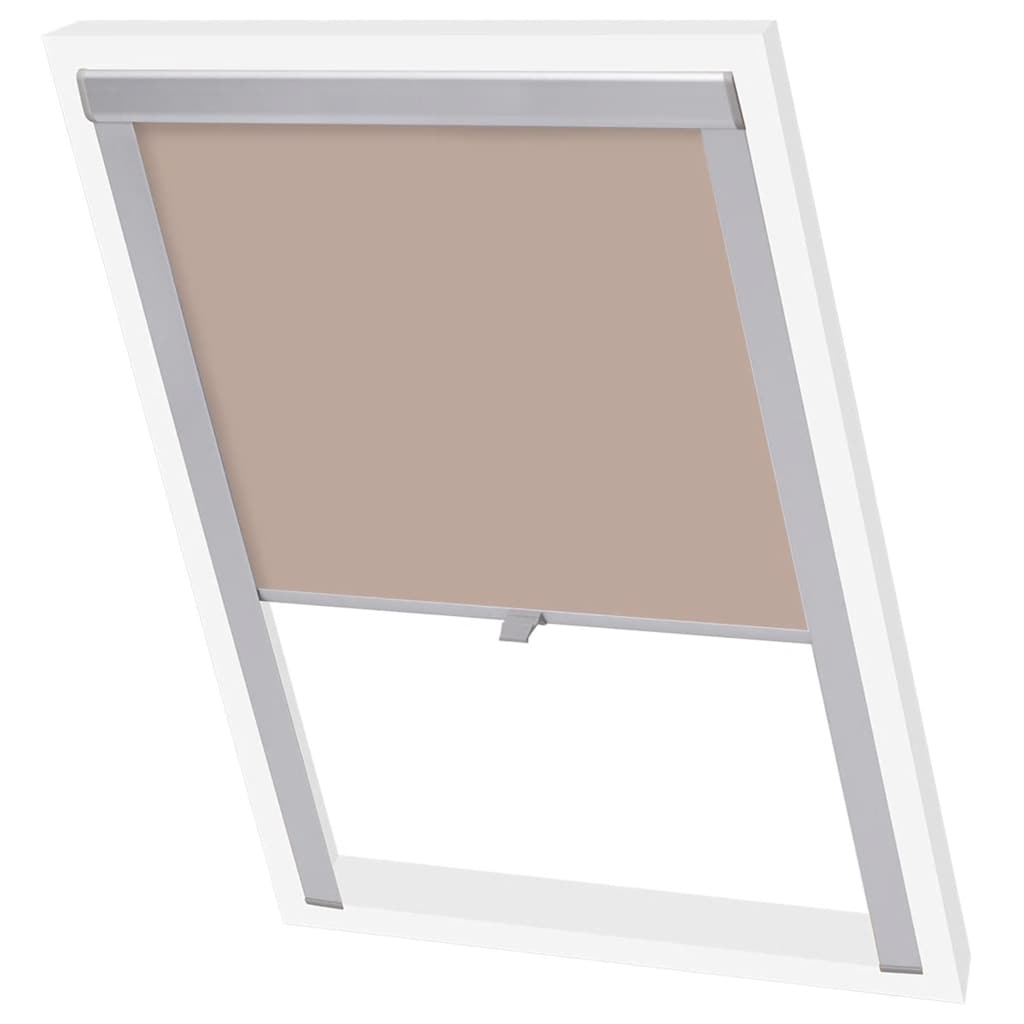 Vidaxl Roller Blind Blackout Beige Mk04