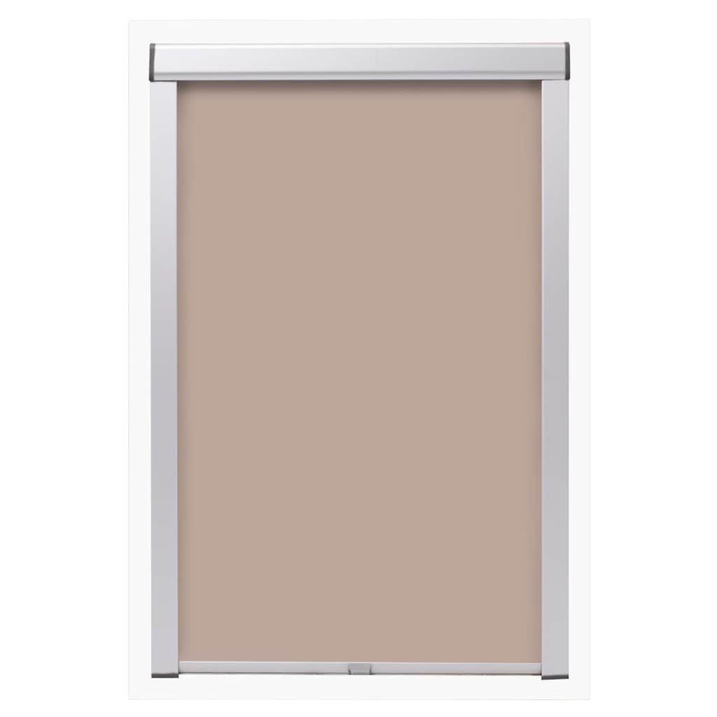Vidaxl Roller Blind Blackout Beige Mk06