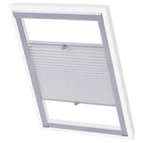 Vidaxl Roller slepý plisovaný bílý CK04