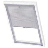 Vidaxl Roller slepý plisovaný bílý CK04