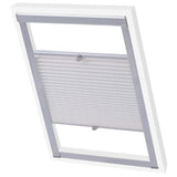 Vidaxl Roller blind pleated white SK06