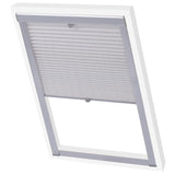 Vidaxl Roller blind pleated white SK06