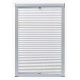 Vidaxl Roller blind pleated white SK06