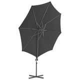 Vidaxl Cantilever Parasol with Steel Pole 300cm Anthracite