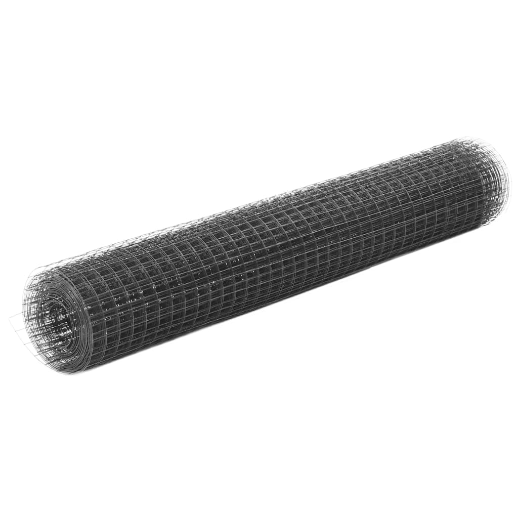 Vidaxl Poulet Drot 25x1 m Stol mat PVC Beschichtung