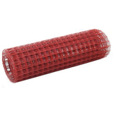 Vidaxl chicken wire 10x0.5 m steel with PVC coating red