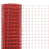Vidaxl Poulet Drot 10x0,5 m Stol mat PVC Cover Rout