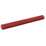 Vidaxl Poulet Drot 10x1.5 m Stol mat PVC Cover Rout