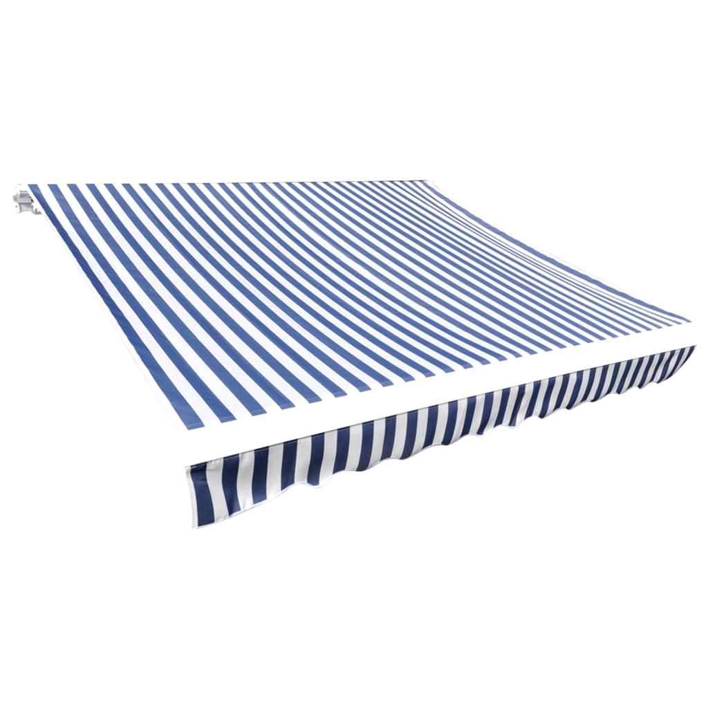 Vidaxl Laifeldeek 450x300 cm płótno niebieskie i białe