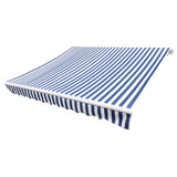 Vidaxl Laifeldeek 450x300 cm płótno niebieskie i białe