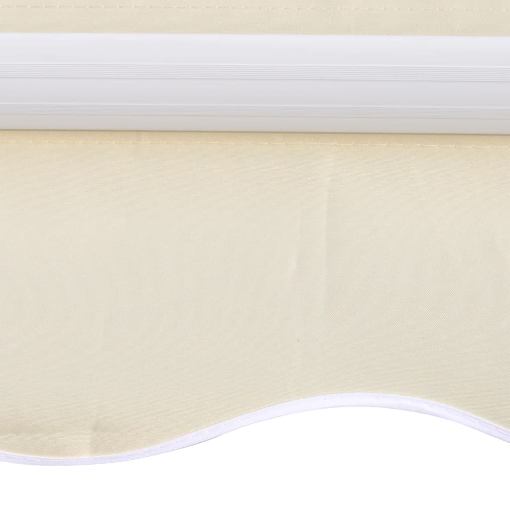 Vidaxl Laifeldoek 350x250 cm lerret krem