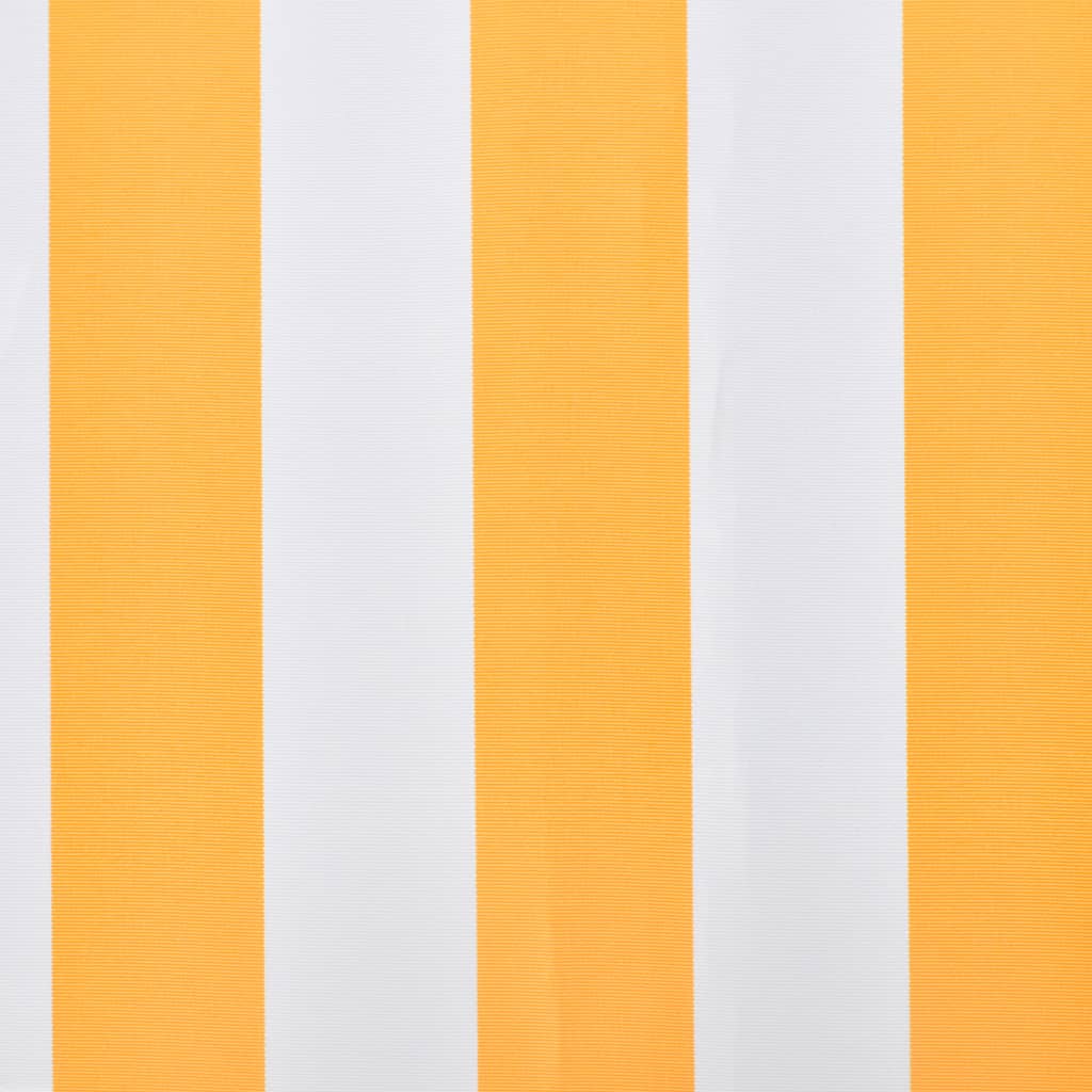 Vidaxl laifeldoek 450x300 cm platno oranžna in bela