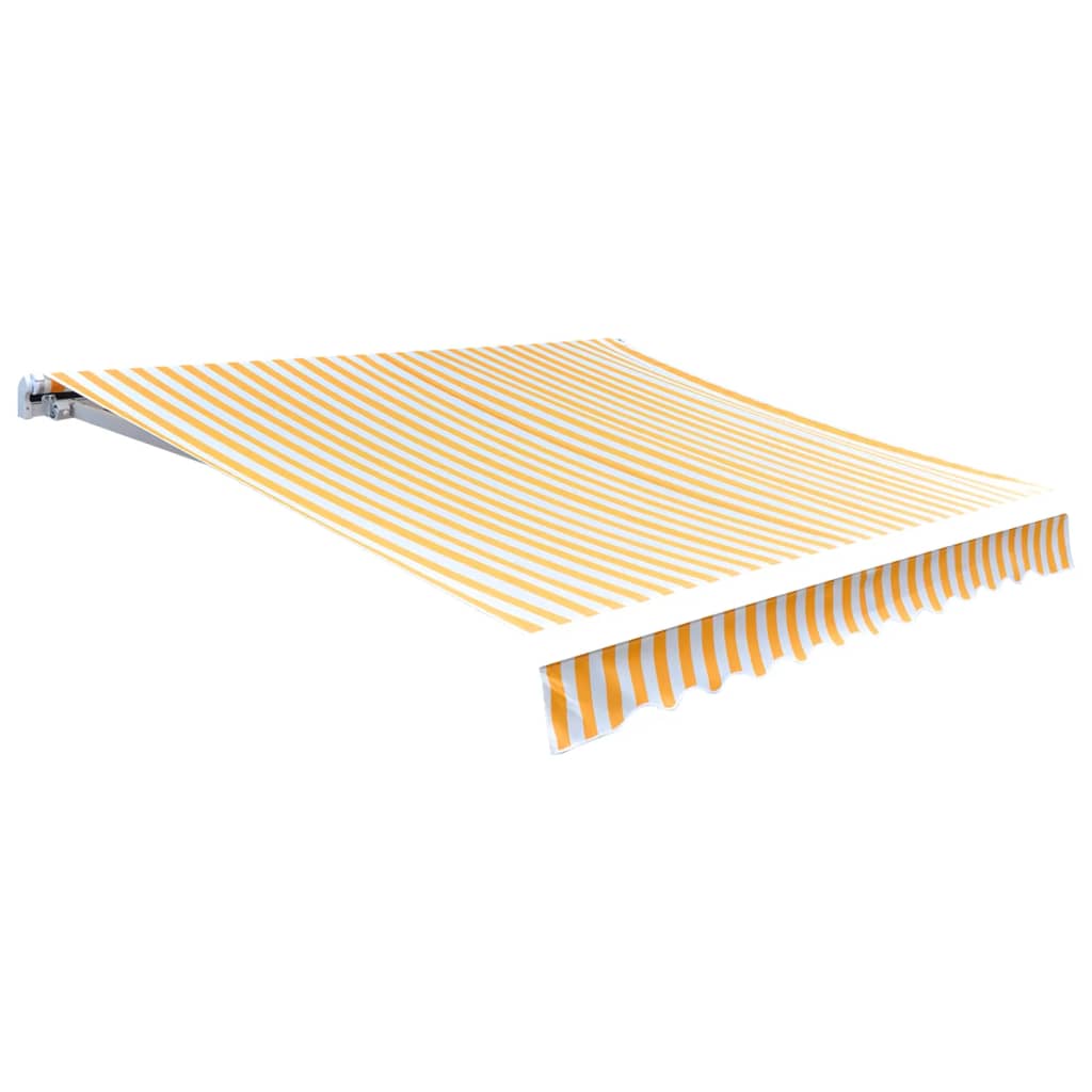 Vidaxl laifeldoek 500x300 cm plátno oranžové a bílé