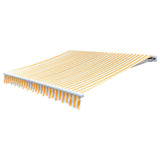 Vidaxl laifeldoek 500x300 cm plátno oranžové a bílé