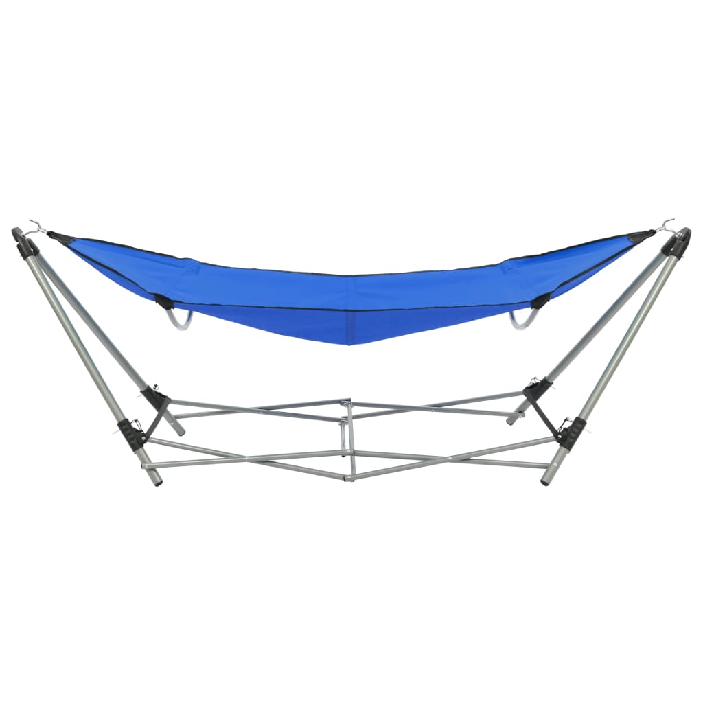 VidaXL hammock with folding standard blue