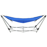 VidaXL hammock with folding standard blue