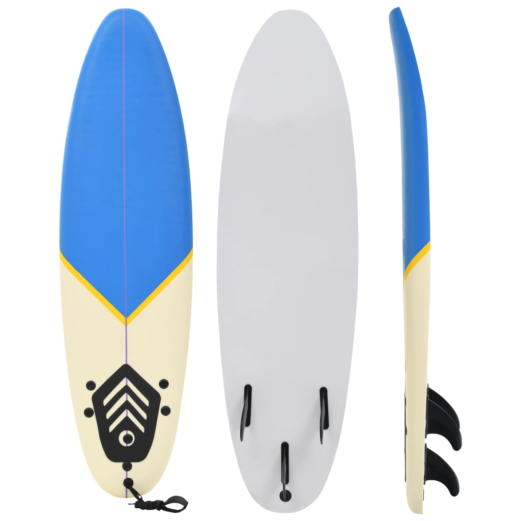 Vidaxl Surfboard 170 cm Blau und Creme